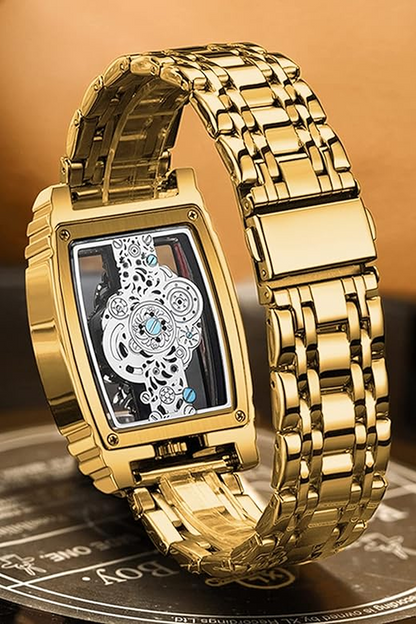 FORSINING Skeleton Luxury Quartz Watch