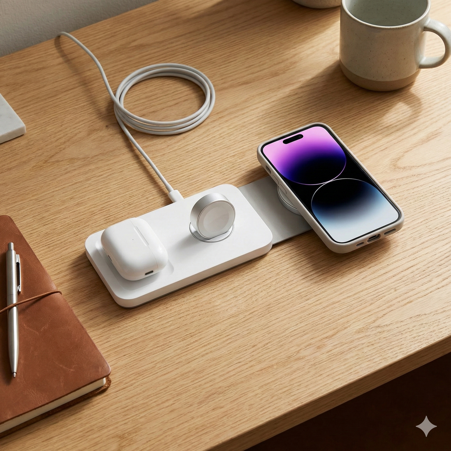 Chargeur Sans Fil Pliable 3-en-1