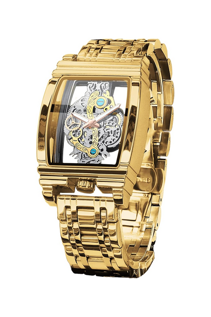 FORSINING Skeleton Luxury Quartz Watch