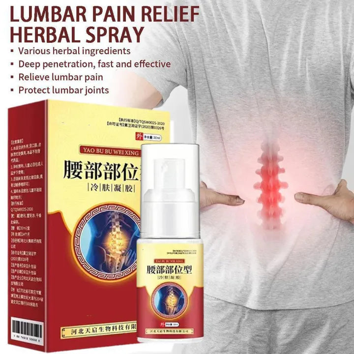 Spray de Soulagement de la Douleur – Gel Lombaire & Genou
